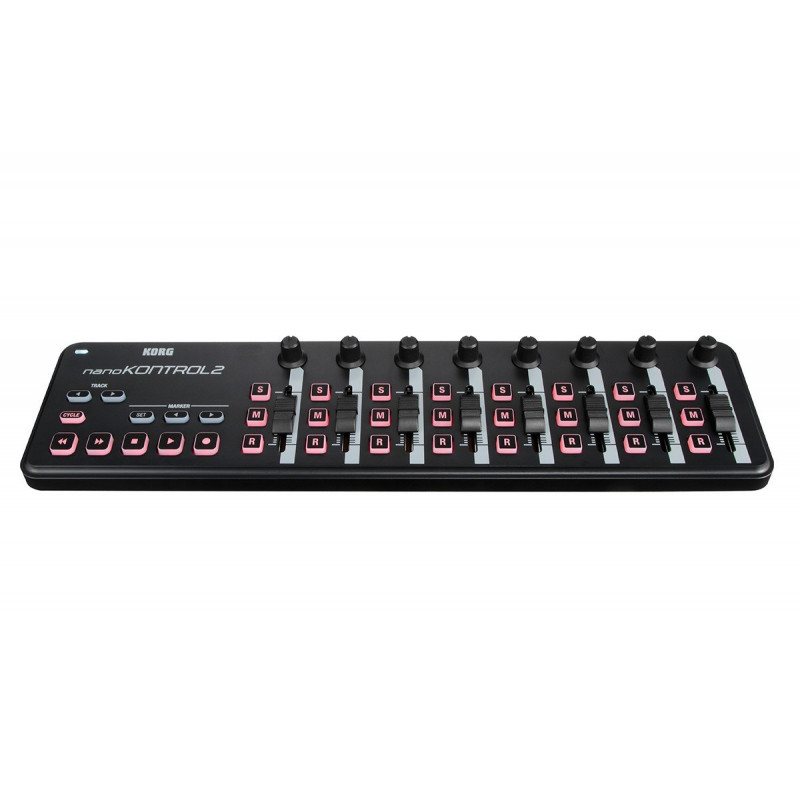 Korg nanoKONTROL2 USB-MIDI-ohjain, musta