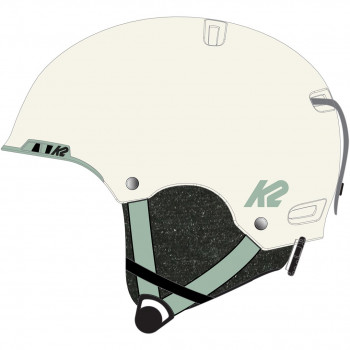 K2 MERIDIAN naisten kypärä 55-59, White Pearl