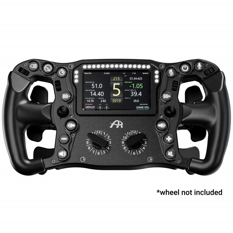 Ascher Racing Knob Kit Pro sim-racing-ohjauspyörille, Stealth Black