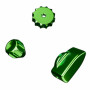 Ascher Racing Knob Kit Pro -kiertonuppisarja, Maniti Green