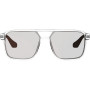 Leatt TheViz Pyrenees Polarized pyöräilylasit, kirkas/hopea