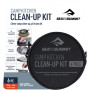 Sea To Summit Camp Kitchen Clean Up Kit, 6 osaa puhdistusaineella