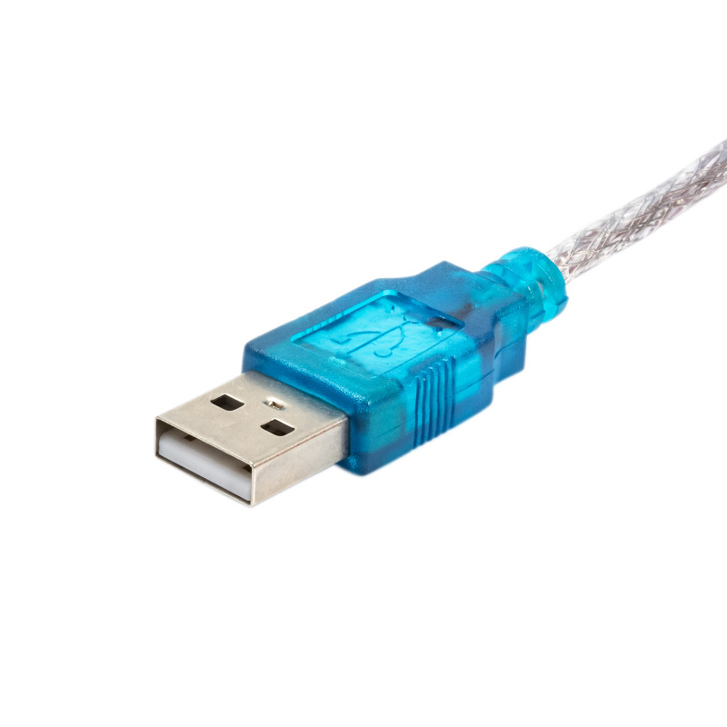 Akyga AK-CO-02 muunnoskaapeli USB-A uros RS-232 DB9 uros, 1 m, valkoinen