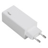 Seinä laturi Akyga AK-CH-20 100W USB-C USB-A PD GaN 5-20V / 1.5-5A valkoinen