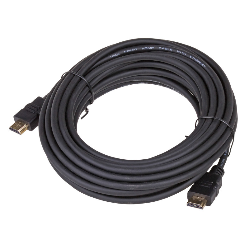 Akyga AK-HD-100A HDMI 1.4 High-Speed-kaapeli Ethernetillä, 10 m, musta