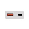 Seinä laturi Akyga AK-CH-27 30W USB-C USB-A PD GaN 5-20V / 1.5-3A valkoinen