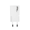 Seinä laturi Akyga AK-CH-27 30W USB-C USB-A PD GaN 5-20V / 1.5-3A valkoinen