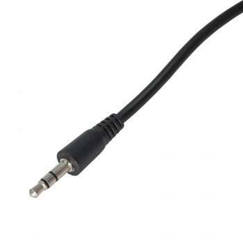 Akyga AK-AV-12 audiokaapeli 3,5 mm plugi plugi, 1,8 m, musta