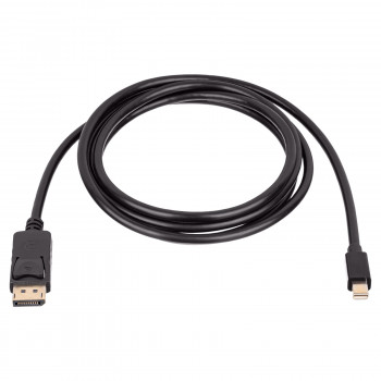 Akyga AK-AV-15 DisplayPort (uros) Mini DisplayPort (uros) kaapeli, 1,8 m, musta