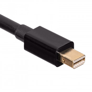 Akyga AK-AV-15 DisplayPort (uros) Mini DisplayPort (uros) kaapeli, 1,8 m, musta