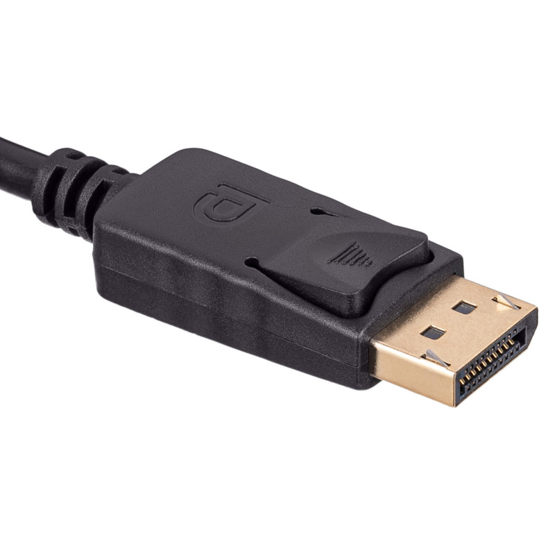Akyga AK-AV-15 DisplayPort (uros) Mini DisplayPort (uros) kaapeli, 1,8 m, musta
