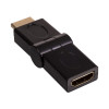 Akyga AK-AD-40 HDMI (M) HDMI (F) 180° kääntyvä kulmasovitin, musta