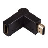 Akyga AK-AD-40 HDMI (M) HDMI (F) 180° kääntyvä kulmasovitin, musta