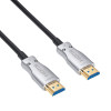 Akyga AK-HD-400L HDMI 2.1 aktiivinen optinen kaapeli (AOC), 48 Gbps, 8K@60Hz, 4K@120Hz, 40 m, musta