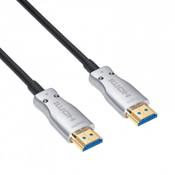 Akyga AK-HD-400L HDMI 2.1 aktiivinen optinen kaapeli (AOC), 48 Gbps, 8K@60Hz, 4K@120Hz, 40 m, musta