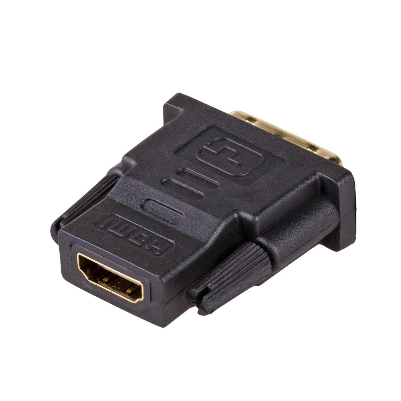 Akyga AK-AD-41 HDMI (F) DVI-D 24+1 (M) sovitin, musta