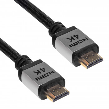 Akyga AK-HD-30P HDMI-kaapeli v2.0, High Speed Ethernetillä, 4K, 3 m, musta