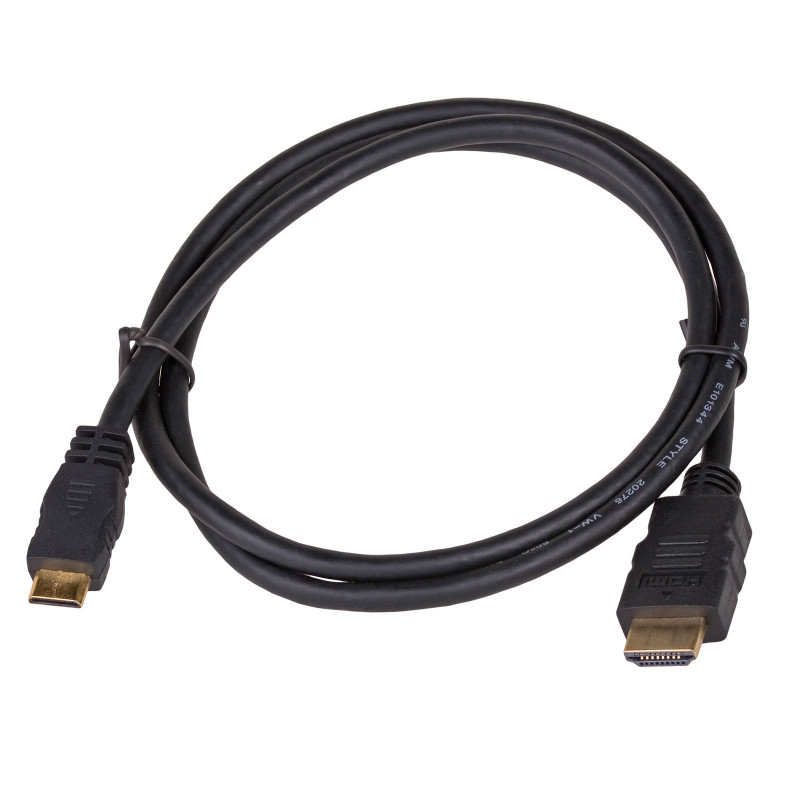 Akyga AK-HD-10M HDMI-Mini-HDMI-kaapeli v1.4, High Speed Ethernetillä, 1 m, musta