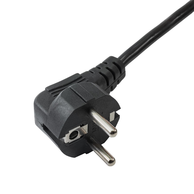 Akyga AK-NB-01A kannettavan tietokoneen virtakaapeli CEE 7/7 IEC C5 (apilaliitin), 3x 0,5 mm², 1,5 m, musta