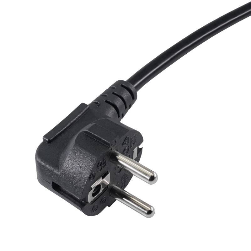 Akyga AK-NB-01C kannettavan tietokoneen virtakaapeli CEE 7/7 IEC C5, kupari 3x0,75 mm², 1,5 m, musta