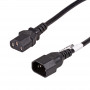 Akyga AK-PC-11A virtajohto IEC C14 - IEC C13, CCA 3x0,5 mm², 5 m, musta