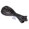 Akyga AK-PC-11A virtajohto IEC C14 - IEC C13, CCA 3x0,5 mm², 5 m, musta