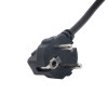Akyga AK-NB-08A kannettavan tietokoneen virtajohto CEE 7/7 - IEC C5, CCA 3x0,5 mm², 1 m, musta