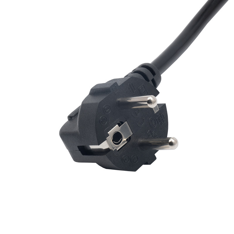 Akyga AK-NB-08A kannettavan tietokoneen virtajohto CEE 7/7 - IEC C5, CCA 3x0,5 mm², 1 m, musta
