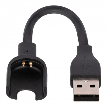 Akyga AK-SW-12 latauskaapeli Xiaomi Mi Band 3 -rannekkeelle, USB, 10 cm