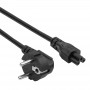 Akyga AK-NB-10C kannettavan tietokoneen virtajohto CEE 7/7 - IEC C5, 3x 0,75 mm² kupari, 3 m, musta