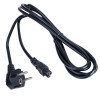 Akyga AK-NB-10C kannettavan tietokoneen virtajohto CEE 7/7 - IEC C5, 3x 0,75 mm² kupari, 3 m, musta