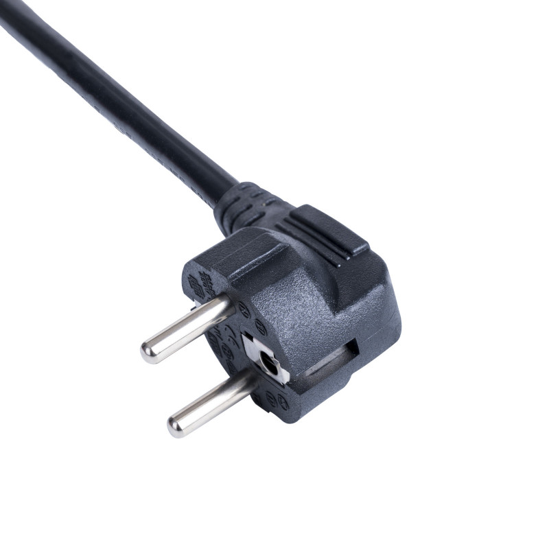 Akyga AK-NB-10C kannettavan tietokoneen virtajohto CEE 7/7 - IEC C5, 3x 0,75 mm² kupari, 3 m, musta