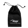 Akyga AK-AC-01 suojalaukku kannettavan tietokoneen verkkolaitteille, 220 x 135 mm, musta