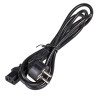 Akyga AK-PC-01A virtajohto CEE 7/7 (Schuko) - IEC C13, CCA 3 x 0,5 mm², 1,5 m, musta