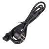 Akyga AK-PC-06C virtajohto CEE 7/7 (Schuko) - IEC C13, kupari 3 x 1 mm², 3 m, musta