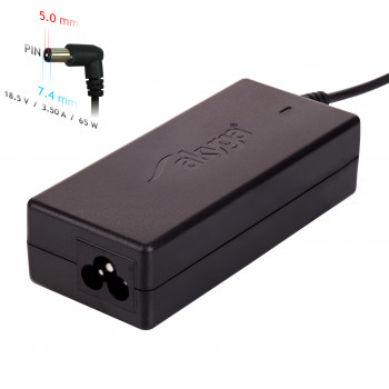 Akyga AK-ND-03 kannettavan tietokoneen verkkolaite 18,5 V / 3,5 A, 65 W, 7,4 x 5,0 mm + nasta, 1,2 m, HP