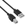 Akyga AK-USB-04 USB 2.0 -tulostinkaapeli USB-A (M) - USB-B (M), 1,8 m, musta