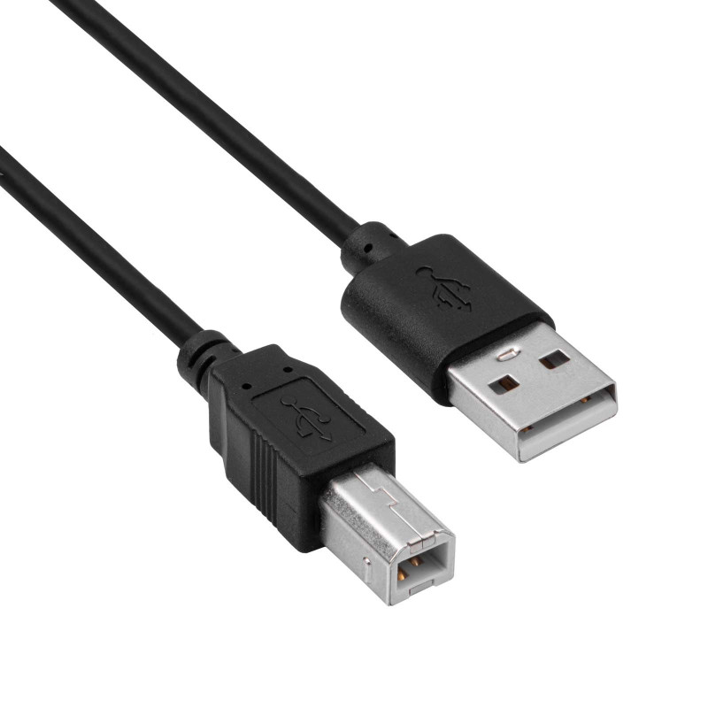 Akyga AK-USB-04 USB 2.0 -tulostinkaapeli USB-A (M) - USB-B (M), 1,8 m, musta
