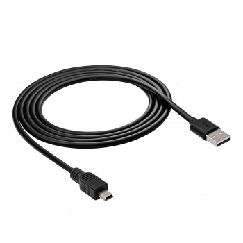 Akyga AK-USB-03 USB 2.0 -kaapeli USB-A (M) - Mini-USB-B 5-pin (M), 1,8 m, musta
