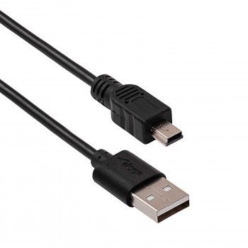 Akyga AK-USB-03 USB 2.0 -kaapeli USB-A (M) - Mini-USB-B 5-pin (M), 1,8 m, musta