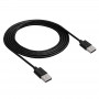 Akyga AK-USB-11 USB 2.0 -kaapeli USB-A (M) - USB-A (M), 1,8 m, musta
