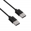 Akyga AK-USB-11 USB 2.0 -kaapeli USB-A (M) - USB-A (M), 1,8 m, musta