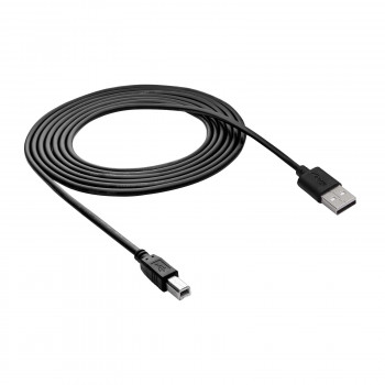 Akyga AK-USB-12 USB 2.0 -tulostinkaapeli USB-A (M) - USB-B (M), 3 m, musta
