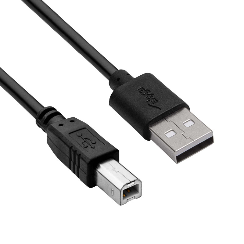Akyga AK-USB-12 USB 2.0 -tulostinkaapeli USB-A (M) - USB-B (M), 3 m, musta