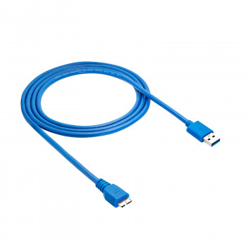 Akyga AK-USB-13 USB 3.0 -kaapeli USB-A (M) - Micro USB-B (M), 1,8 m, musta