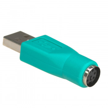 Akyga AK-AD-14 USB-A (F) - PS/2 (M) -adapteri, vihreä