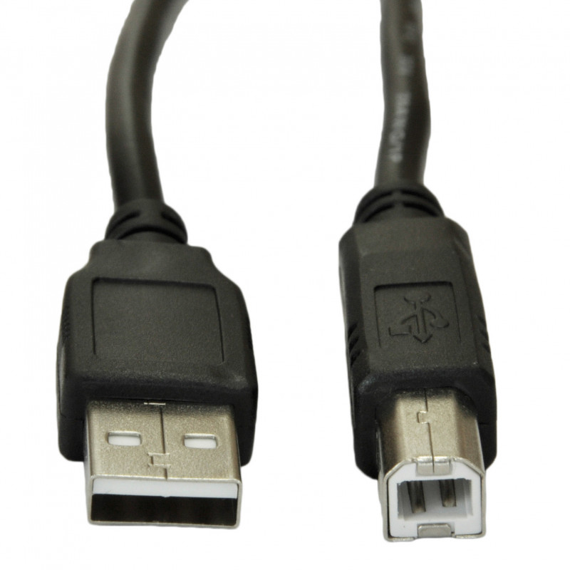 Akyga AK-USB-18 USB 2.0 -tulostinkaapeli USB-A (M) - USB-B (M), 5 m, musta