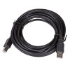 Akyga AK-USB-18 USB 2.0 -tulostinkaapeli USB-A (M) - USB-B (M), 5 m, musta