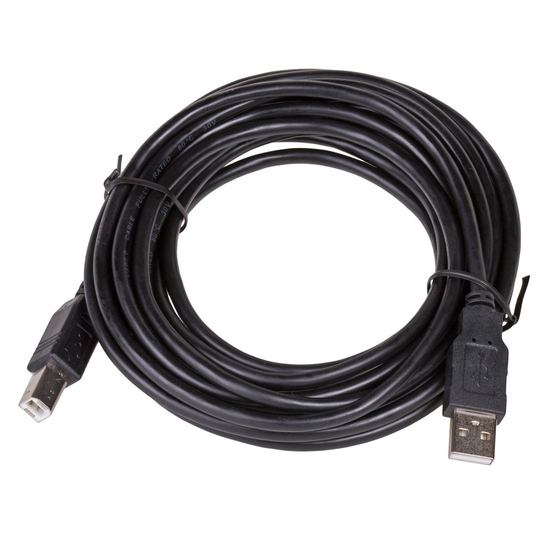 Akyga AK-USB-18 USB 2.0 -tulostinkaapeli USB-A (M) - USB-B (M), 5 m, musta