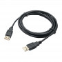 Akyga AK-USB-19 USB 2.0 -jatkokaapeli USB-A (M) - USB-A (F), 3 m, musta